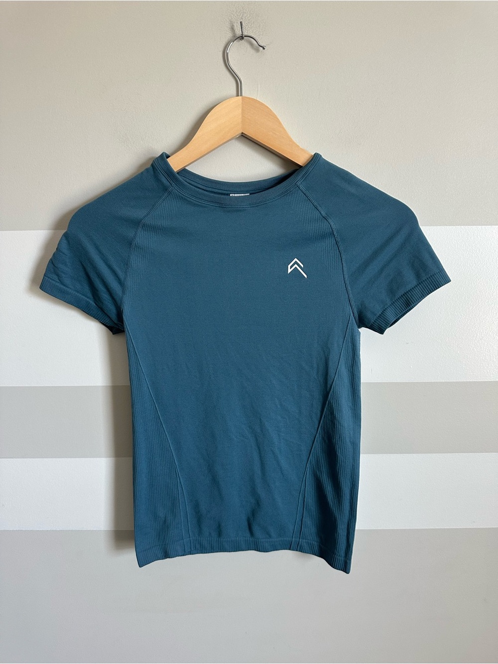 Oner Active Go To Seamless Fitted Top in Moonstone Blue
